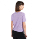 Icebreaker Merino 150 Tech Lite III SS Crop Tee - Womens, Purple Gaze, Large, IB0A56Y2736L