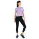 Icebreaker Merino 150 Tech Lite III SS Crop Tee - Womens, Purple Gaze, Large, IB0A56Y2736L