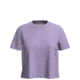 Icebreaker Merino 150 Tech Lite III SS Crop Tee - Womens, Purple Gaze, Large, IB0A56Y2736L
