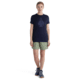 Icebreaker Merino 150 Tech Lite III SS Tee Hike Path - Womens, Midnight Navy, Extra Small, IB0A56YJ401XS
