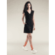 Icebreaker Merino 200 Granary Sleeveless V Neck Dress - Women's, Black, Large, IB0A56XS001L
