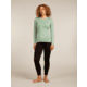Icebreaker Merino 200 Oasis Long Sleeve Crew Thermal Top - Womens, Seaglass, Large, IB1043750GZL
