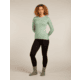 Icebreaker Merino 200 Oasis Long Sleeve Crew Thermal Top - Womens, Seaglass, Large, IB1043750GZL