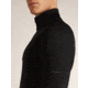 Icebreaker Merino 200 ZoneKnit Long Sleeve Half Zip Thermal Top - Mens, Black, Extra Large, IB0A57CH001XL