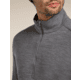 Icebreaker Merino 260 Tech Long Sleeve Half Zip Thermal Top - Mens, Gritstone HTHR, Extra Large, IBB04372013XL