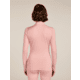 Icebreaker Merino 260 Tech Long Sleeve Half Zip Thermal Top - Womens, Blush, Medium, IBB043900GUM
