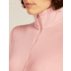Icebreaker Merino 260 Tech Long Sleeve Half Zip Thermal Top - Womens, Blush, Medium, IBB043900GUM