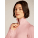 Icebreaker Merino 260 Tech Long Sleeve Half Zip Thermal Top - Womens, Blush, Medium, IBB043900GUM