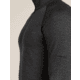 Icebreaker Merino 260 ZoneKnit Long Sleeve Half Zip Thermal Top - Mens, Jet HTHR, Large, IB0A57CJ011L
