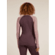 Icebreaker Merino 260 ZoneKnit Long Sleeve Half Zip Thermal Top - Womens, Java/Summit/CB, Small, IB0A57CM0JQS
