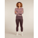 Icebreaker Merino 260 ZoneKnit Long Sleeve Half Zip Thermal Top - Womens, Java/Summit/CB, Small, IB0A57CM0JQS