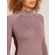 Icebreaker Merino 260 ZoneKnit Long Sleeve Half Zip Thermal Top - Womens, Java/Summit/CB, Small, IB0A57CM0JQS