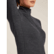 Icebreaker Merino 260 ZoneKnit Long Sleeve Half Zip Thermal Top - Womens, Jet HTHR, Large, IB0A57CM011L