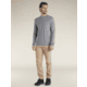 Icebreaker Merino Blend 125 Cool-Lite Sphere Long Sleeve Tee - Mens, Metro HTHR, Large, IB0A56ZL016L