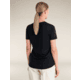 Icebreaker Merino Blend 125 Cool-Lite Sphere SS T-Shirt - Womens, Black, Medium, IB0A56ZO001M