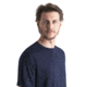 Icebreaker Merino Linen SS T-Shirt - Mens, Midnight Navy, Small, IB0A56OQ401S