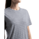 Icebreaker Merino Linen SS Tee Stripe - Womens, Snow/Midnight Navy/S, Small, IB0A56ZYA78S