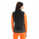 Icebreaker MerinoLoft Vest - Womens, Black/Jet Heather/Cb, Extra Large, IB0A56H1091XL