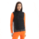 Icebreaker MerinoLoft Vest - Womens, Black/Jet Heather/Cb, Extra Large, IB0A56H1091XL