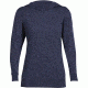 Icebreaker Mira Long Sleeve Hood - Women's -Admiral Heather-X-Large