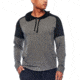 Icebreaker Cool-Lite Momentum Long Sleeve Hood - Men's, Black/Snow Heather/Black, Medium, 103615003M