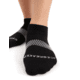 Icebreaker Multisport Light Micro Socks - Womens, Black/Snow/Metro Heather, Small, IB105128377S