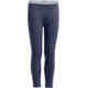 Icebreaker Oasis Leggings - Kids'-Fathom Heather/Blizzard Heather-8
