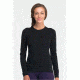 Icebreaker Oasis Long Sleeve Crew Top - Women's-Black-X-Large