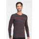 Icebreaker Oasis Long Sleeve Crewe Surge Top - Men's-Walnut-Large