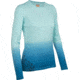 Icebreaker Oasis Long Sleeve Flourish Crewe Top - Women's-Teardrop/Cruise-X-Small