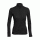 Icebreaker Oasis Long Sleeve Half Zip, Black, XL, 100515001XL