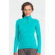 Icebreaker Oasis Long Sleeve Half Zip Top - Women's-Mermaid/Hunter-Large