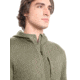 Icebreaker Quantum III Long Sleeve Zip Hoodie - Mens, Loden, Large, IB0A59JX069L