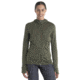 Icebreaker Quantum III Long Sleeve Zip Hoodie - Womens, Loden, Large, IB0A59JW069L