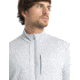 Icebreaker Quantum III Long Sleeve Zip Jacket - Mens, Ether, Large, IB0A56FP568L