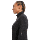 Icebreaker Quantum III Long Sleeve Zip Jacket - Womens, Black, Small, IB0A56FO001S
