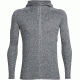 Icebreaker Quantum Long Sleeve Zip Hood Jacket - Men's-Gritstone Heather-Large