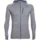 Icebreaker Quantum Long Sleeve Zip Hood Jacket - Men's-Gritstone Heather-Small