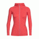 Icebreaker Quantum Long Sleeve Zip Hood, Poppy Red/Poppy Red, S, 101466605S