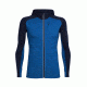Icebreaker Quantum Long Sleeve Zip Hood, Sea Blue/Midnight Navy, 2XL, 103872402XXL