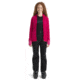 Icebreaker RealFleece Descender Long Sleeve Zip Hood Jacket - Womens, Electron Pink/Tempo, Medium, IB104491933M
