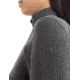 Icebreaker RealFleece Descender Long Sleeve Zip Jacket - Womens, Jet Heather/Black, Medium, IB103900A01M