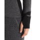 Icebreaker RealFleece Descender Long Sleeve Zip Jacket - Womens, Jet Heather/Black, Medium, IB103900A01M