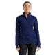 Icebreaker RealFleece Descender Long Sleeve Zip Jacket - Womens, Royal Navy, Small, IB103900466S