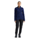 Icebreaker RealFleece Descender Long Sleeve Zip Jacket - Womens, Royal Navy, Small, IB103900466S