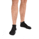 Icebreaker Run+ Ultralight Micro Socks - Men's, Black/Snow, Medium, IB104212A06M