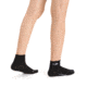 Icebreaker Run+ Ultralight Mini Socks - Women's, Black/Snow, Medium, IB104216A06M
