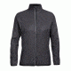 Icebreaker Rush Windbreaker, Black/Embossed, XS, 103640003XS