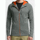 Icebreaker Sierra Long Sleeve Zip Hood - Mens-Metal/Spark-Large