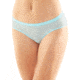 Icebreaker Siren Hipkini - Women's, Blizzard Heather/Aqua Splash/Stripe, Small, 104704003S